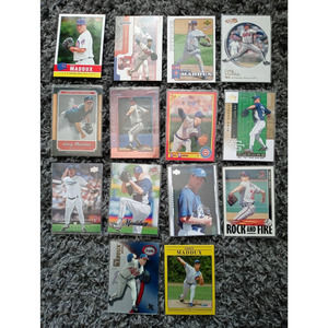 Greg Maddux Chicago Cubs, Atlanta Braves Collection of 14 Cards